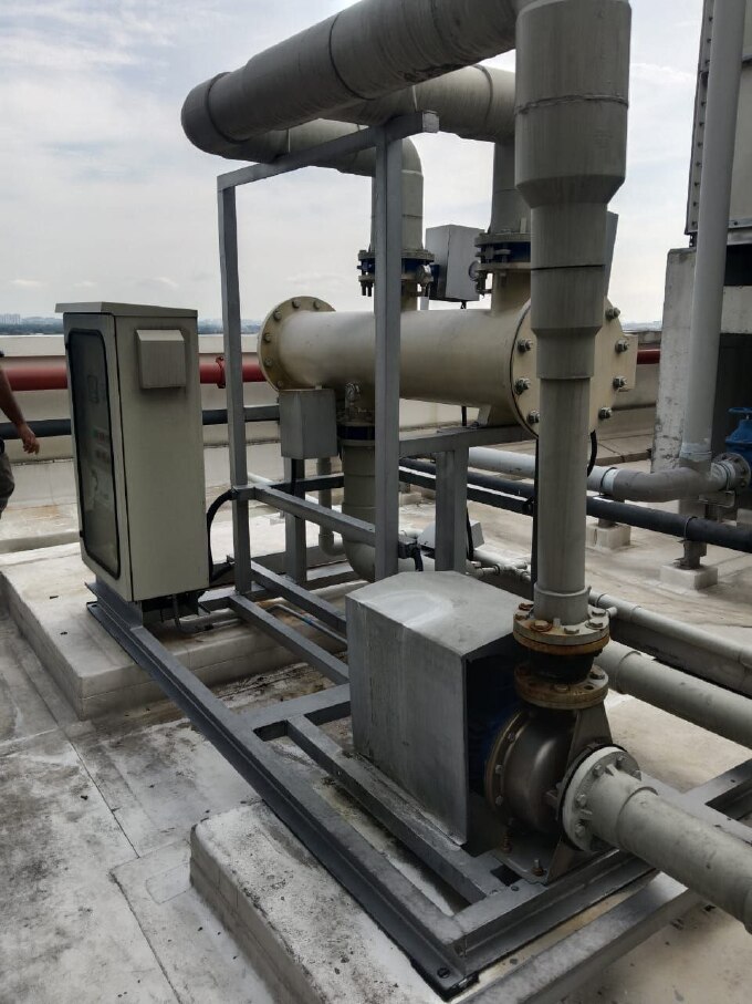Commercial multi-zone HVAC system in a KL office